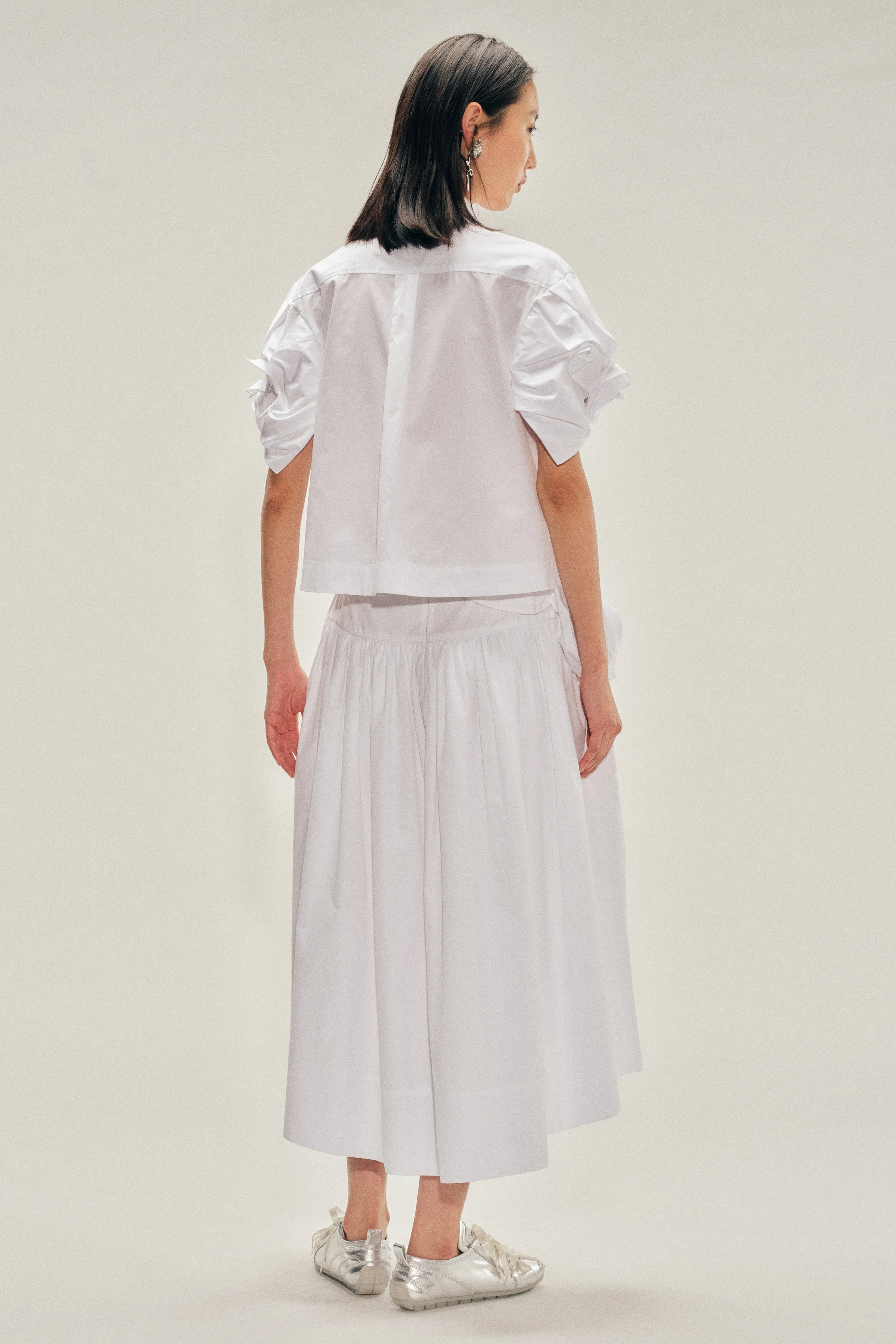 Pressed Rosette Basque Skirt - Image 4