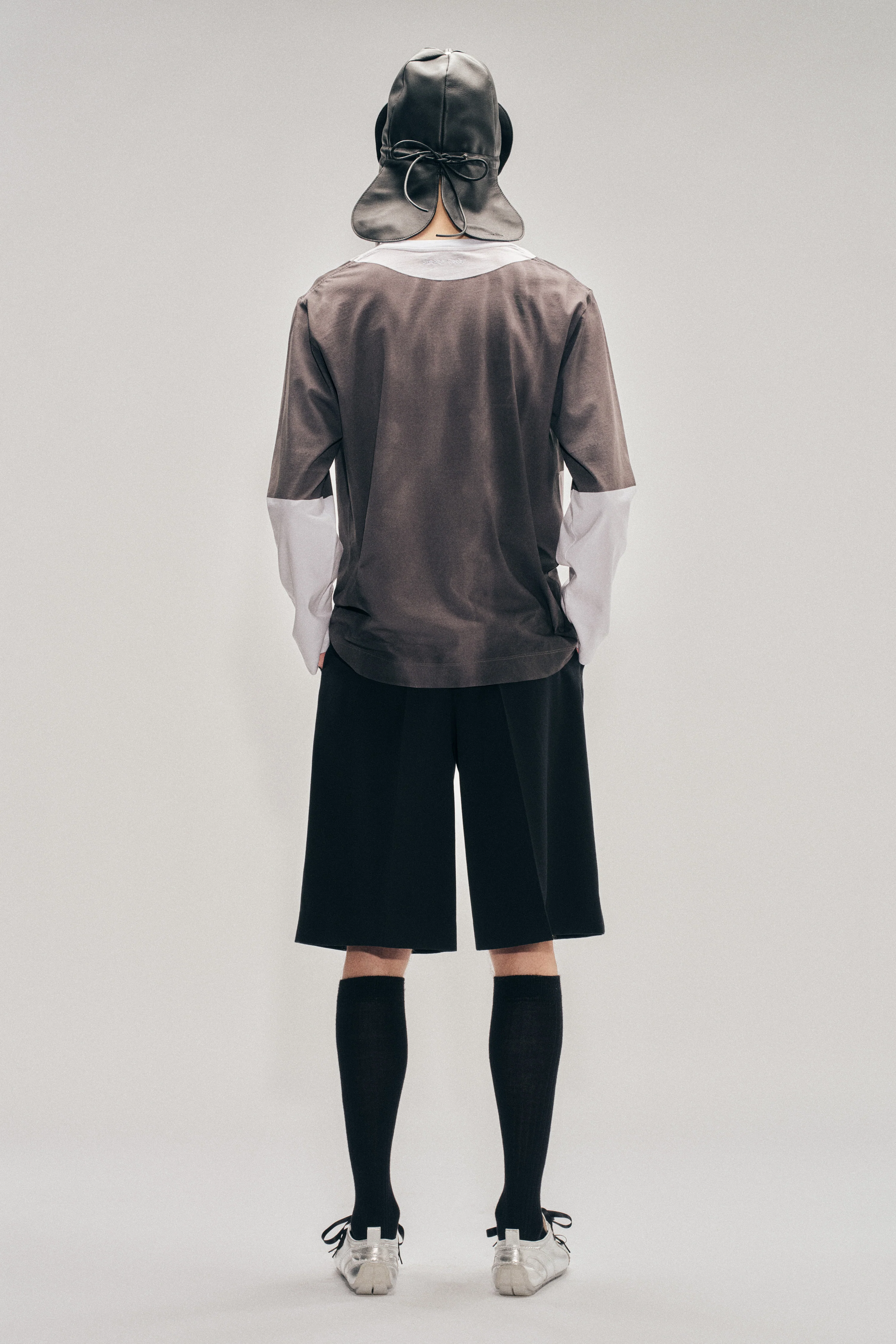 Rose Rugby Trompe L'Oeil Print Long Sleeve T-Shirt - Image 3