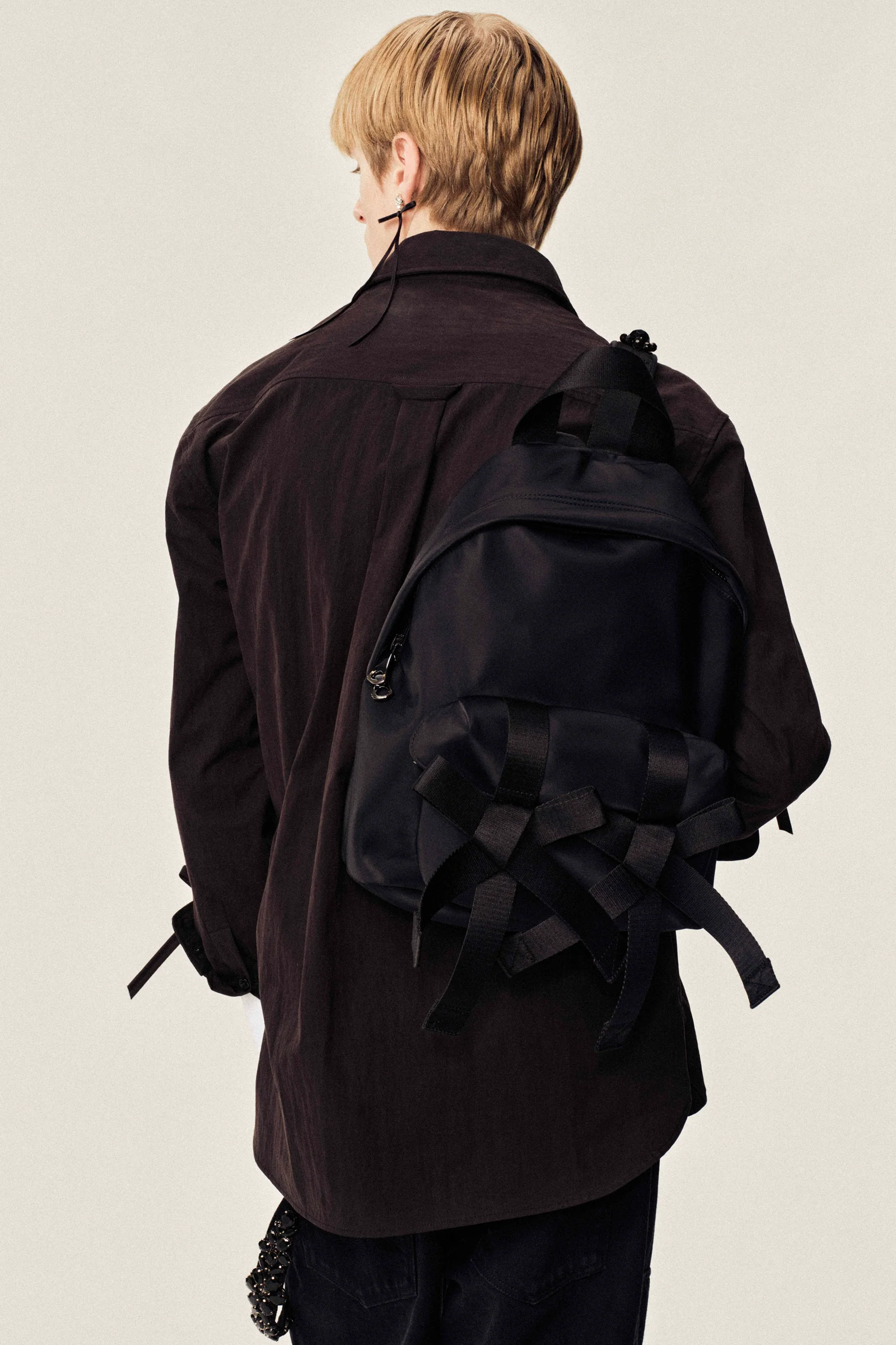 Beaded Utility Bow Backpack - Image 4